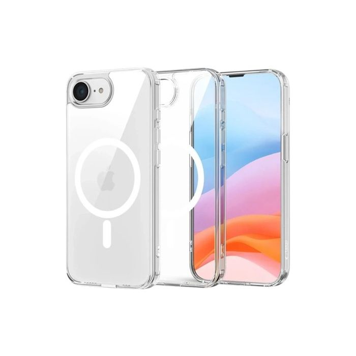 Obal Tech-Protect Flexair Hybrid MagSafe Apple iPhone 16e/17e transparentný