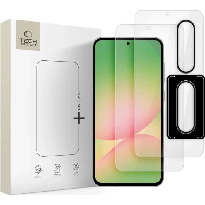 Ochranné sklo Tech-Protect Glass Set+ Samsung Galaxy A36 5G A366/A56 5G A566 transparentné