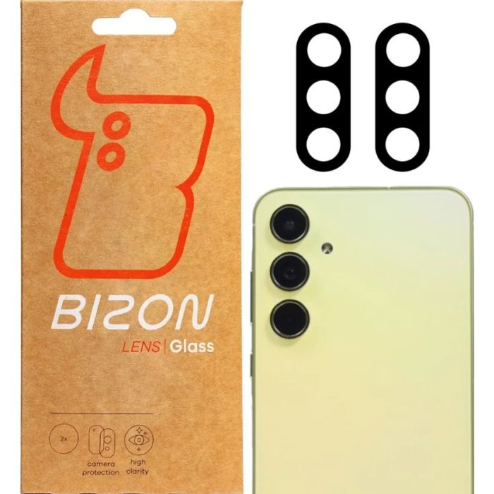 Ochranné sklo na fotoaparát Bizon Glass Lens Samsung Galaxy A56 5G A566 (2ks)