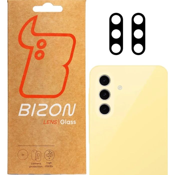 Ochranné sklo na fotoaparát Bizon Glass Lens Samsung Galaxy A26 5G A266 (2ks)