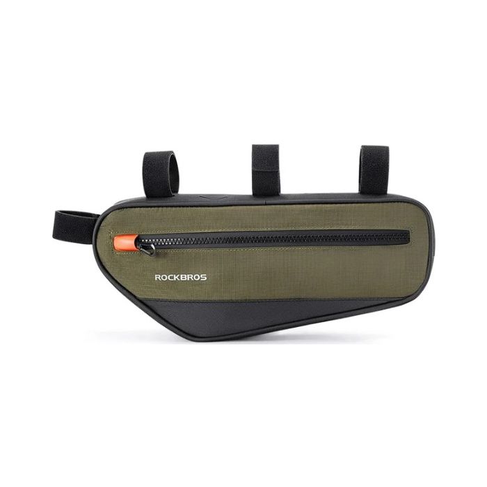 Rockbros 30120079001, taška na rám 1.7l, zeleno-čierna