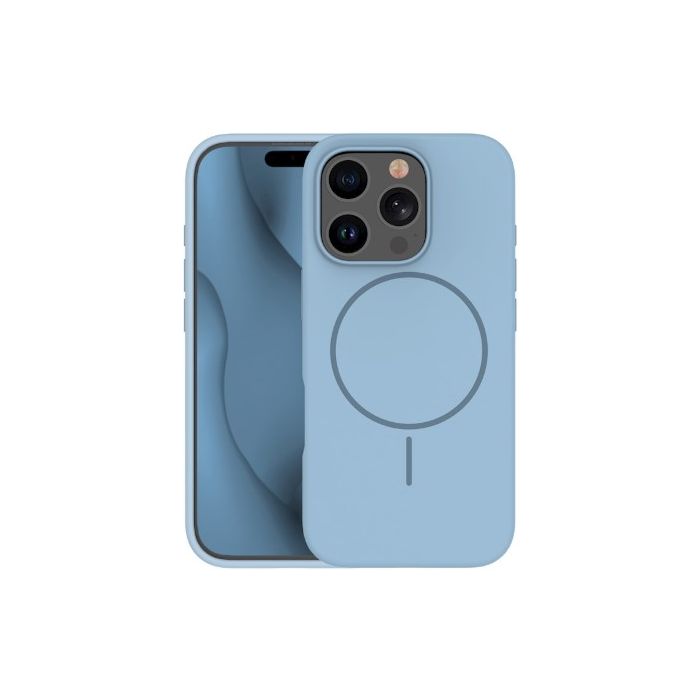 Obal Silicone Thin Mag Apple iPhone 14 Pro modrý