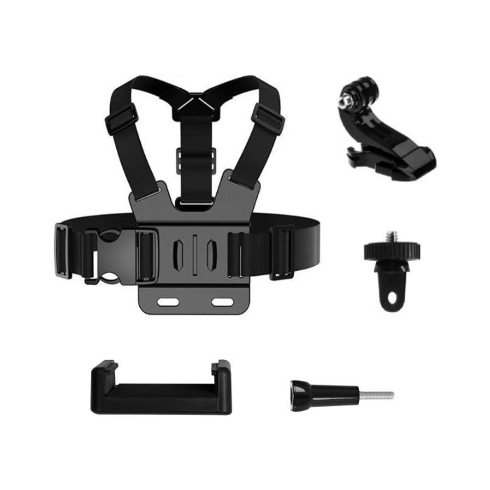 Sada univerzálneho príšlušenstva 5v1 na hruď pre GoPro,DJI,Insta360,SJCam,Eken