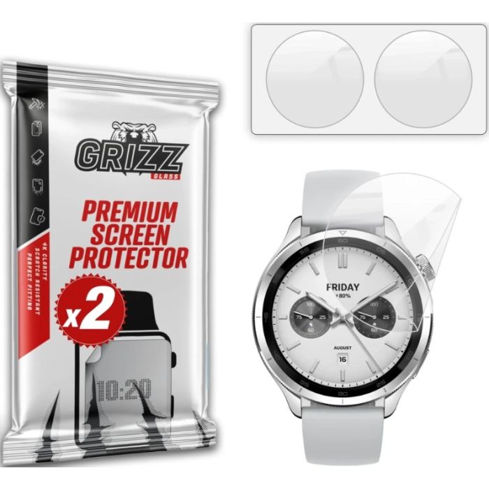 Ochranná fólia GrizzGlass CeramicFilm Xiaomi Watch S4 (2ks)
