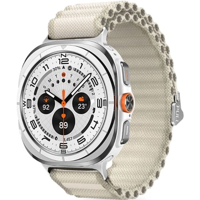 Remienok Tech-protect Weave Pro Samsung Galaxy Watch Ultra 47 mm biely