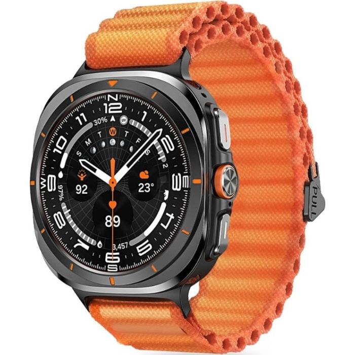 Remienok Tech-protect Weave Pro Samsung Galaxy Watch Ultra 47 mm oranžový