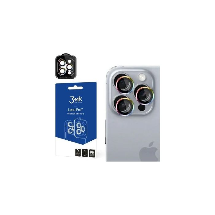 3MK Lens Protection Pro Apple iPhone 16 Pro/16 Pro Max Rainbow