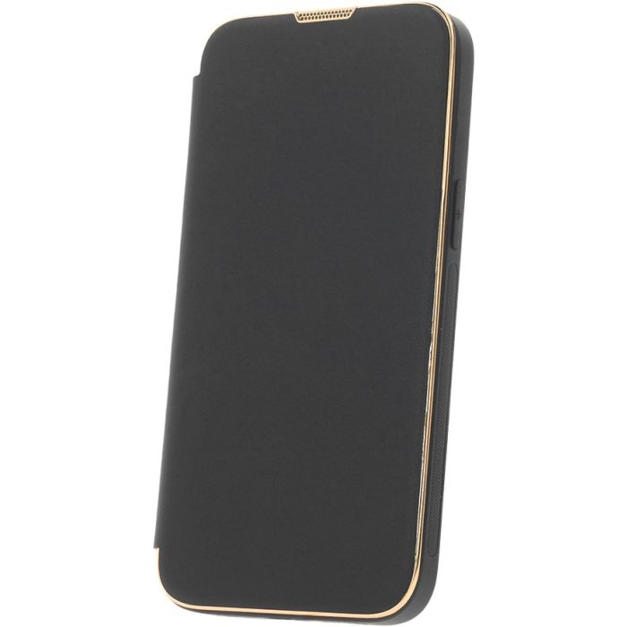 Obal Smart Gold Frame Mag case Apple iPhone 14 Pro Max black
