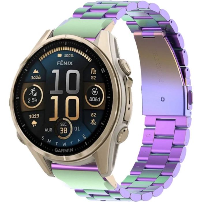 Remienok Bizon Strap Watch Aura Smartwatch 20mm dúhový