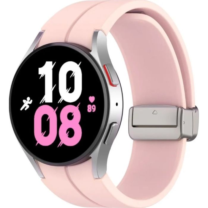 Remienok Bizon Strap Watch Silicone Samsung Galaxy Watch FE/7/6/6 Classic/5/5 Pro/4/4 Classic ružový