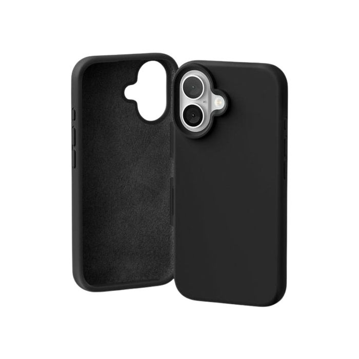 Obal Mercury Silicone Apple iPhone 16 čierny
