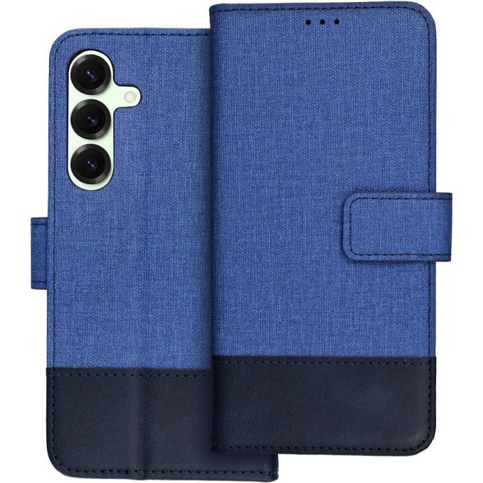 Obal Gomma Book Samsung Galaxy S25 5G S931 modrý