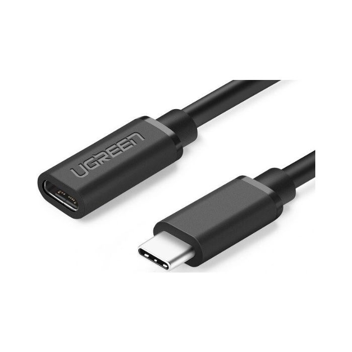 External cable USB-C 3.1 UGREEN, 4K, 60W, 0.5m, Black