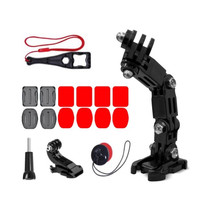 Sada univerzálneho príšlušenstva na prilbu pre GoPro, DJI, Insta360, SJCam, Eken