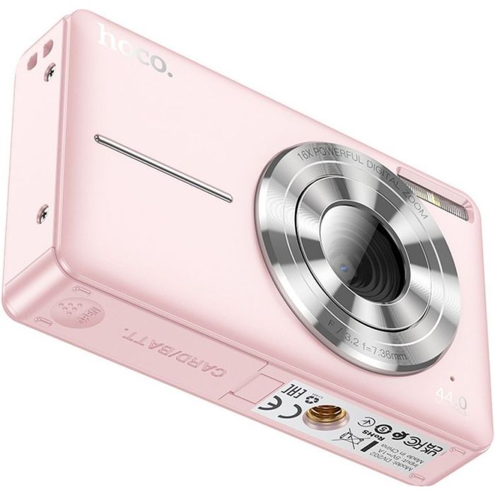 HOCO DV202, digitálny fotoaparát, 5MP, ružový