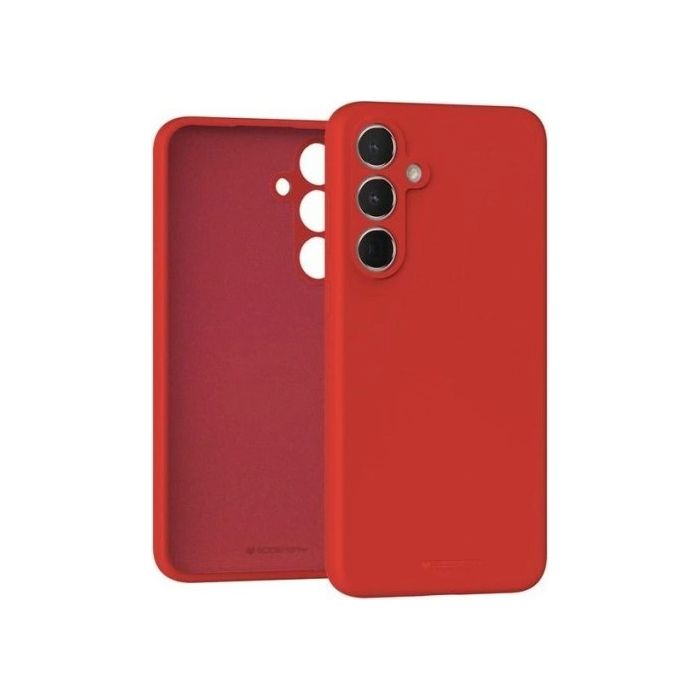 Obal Mercury Silicone Samsung Galaxy A35 5G A356 červený