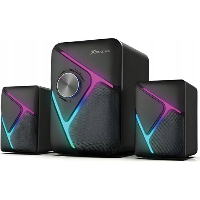XTRIKE ME SK-610, stereo 2.1, zostava hráčskych reproduktorov, čierna