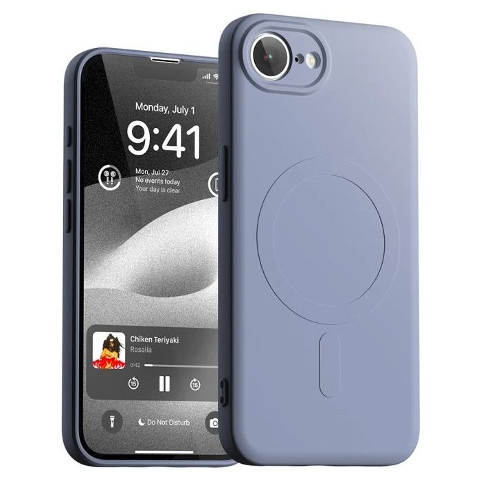 Obal Mercury SemiSilicone MagSafe Apple iPhone 16e fialový