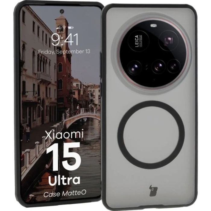 Obal Bizon MatteO Magnetic Xiaomi 15 Ultra čierny