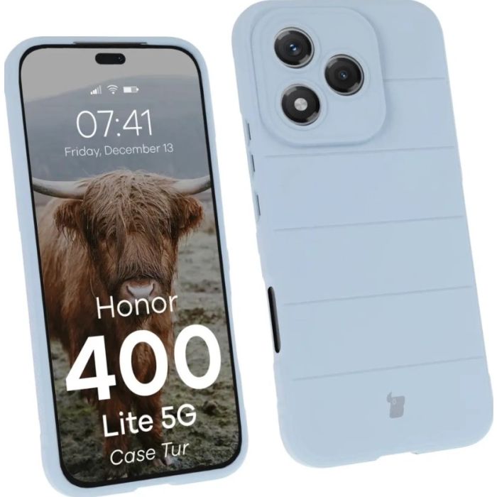 Obal Bizon Case Tur Honor 400 Lite 5G modrý