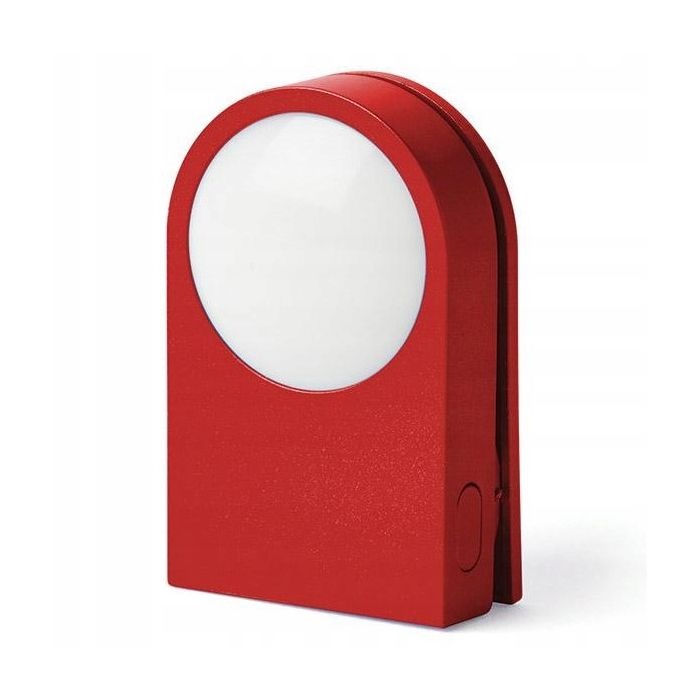 Lexon Lucie LED klip červený