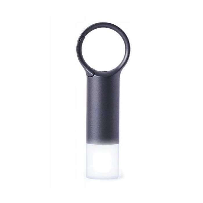 Lexon Nomaday, kľúčenka s LED blikačkou, sivá