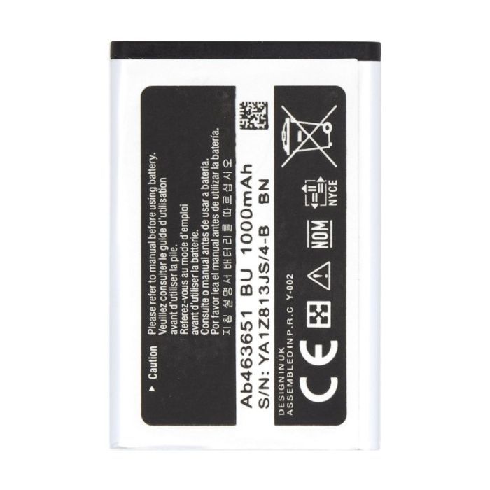 AB463651BE Batéria pre Samsung 1000mAh Li-Ion (OEM)