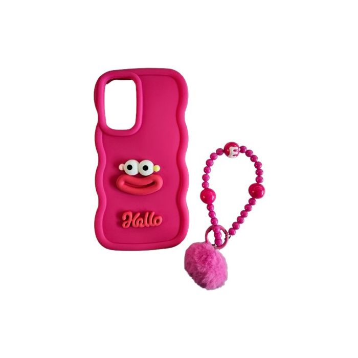 Obal 3D TPU Samsung Galaxy A36 5G A366/A56 5G A566 face neon ružový