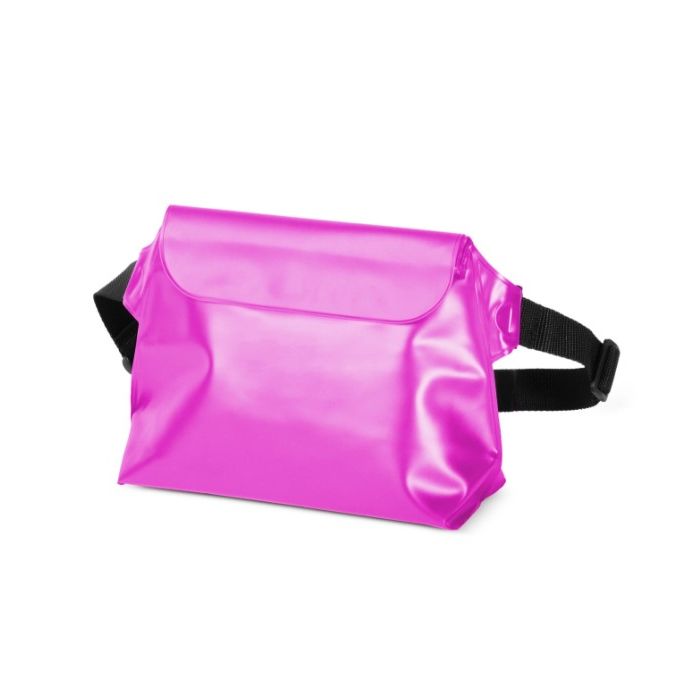 PVC Vodeodolná taška (pláž, ochrana pred dažďom) - ružová
