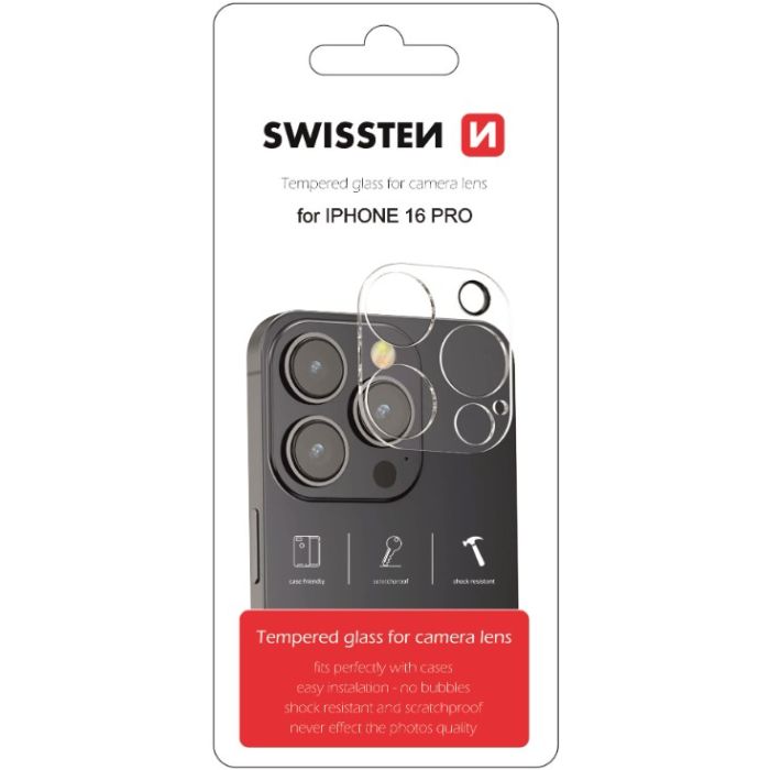 Ochranné sklo na fotoaparát SWISSTEN Apple iPhone 16 Pro