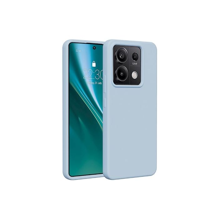 Obal Etteri Silicone case Xiaomi Redmi Note 13 5G light blue