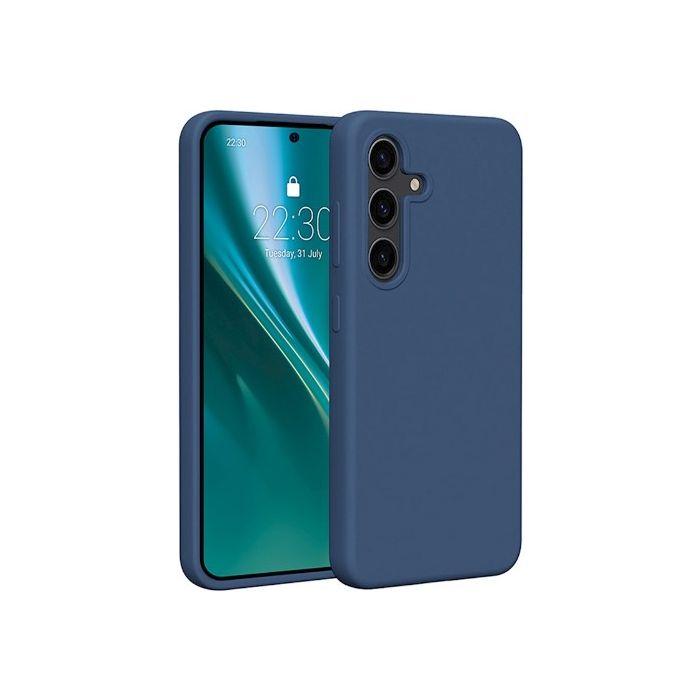 Obal Etteri Silicone case Samsung Galaxy S24+ 5G S926 dark blue