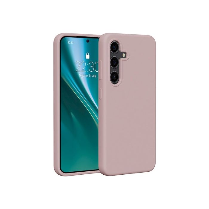 Obal Etteri Silicone case Samsung Galaxy S22 5G S901 light pink