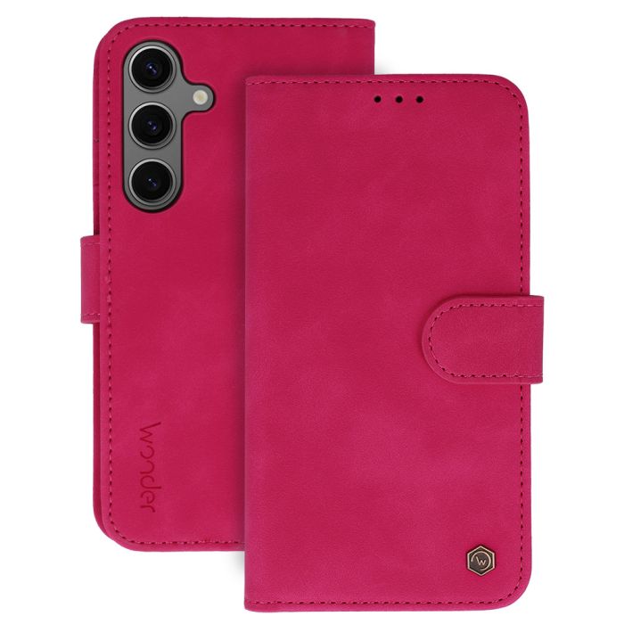 Obal Wonder Fancy Book Samsung Galaxy A26 5G A266 ružový