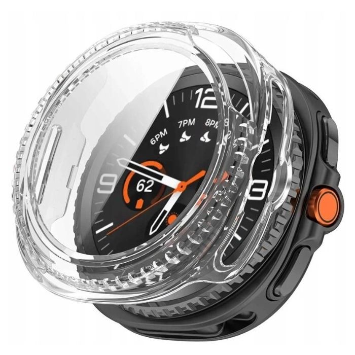 Ochranné puzdro/sklo Tech-Protect Defense Samsung Galaxy Watch 8 Classic 46mm transparentné