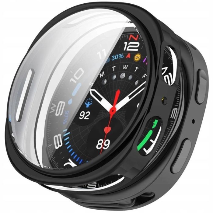 Ochranné puzdro/sklo Tech-Protect Defense Samsung Galaxy Watch 8 40mm čierne