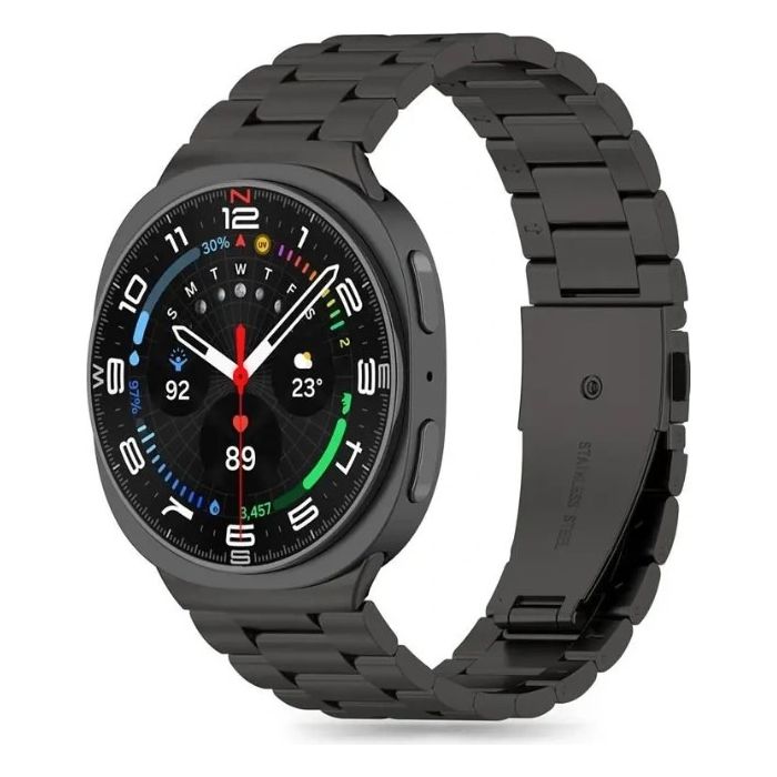 Remienok Tech-Protect Stainless Samsung Galaxy Watch 8/Classic 40/44/46mm čierny