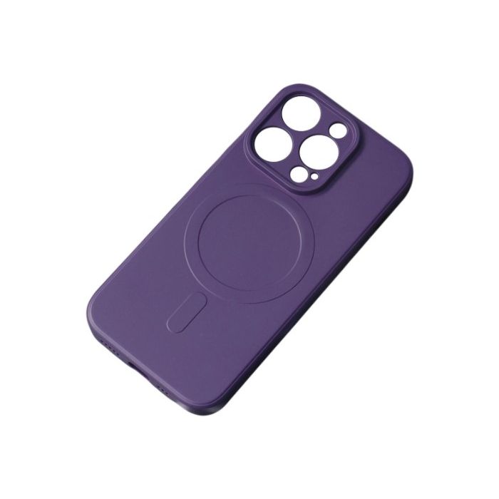 Obal MagSafe Silicone Apple iPhone 14 Pro Max fialový