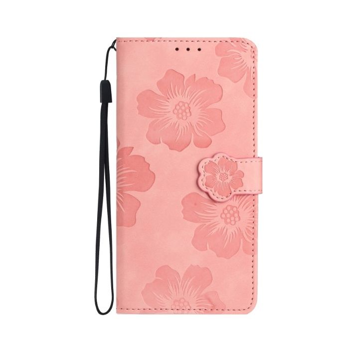 Obal Mezzo Book Huawei P30 Lite Kvety ružový