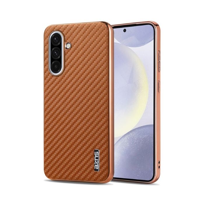Obal Carbon Fiber AZNS Samsung Galaxy A36 5G A366/A56 5G A566 hnedý