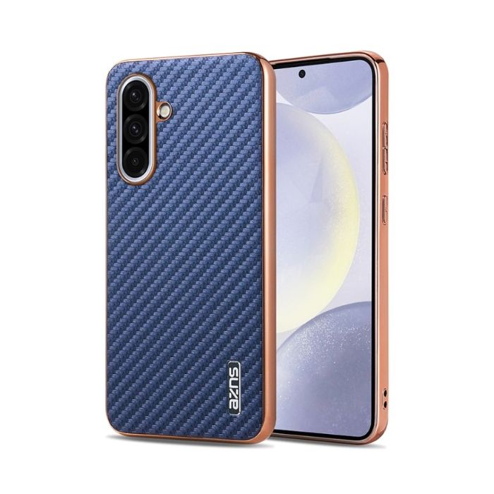 Obal Carbon Fiber AZNS Samsung Galaxy A36 5G A366/A56 5G A566 modrý