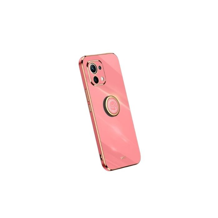 Obal Ring Edge Xiaomi Mi 11 Lite 5G/Mi 11 Lite/11 Lite 5G NE červeno-zlatý