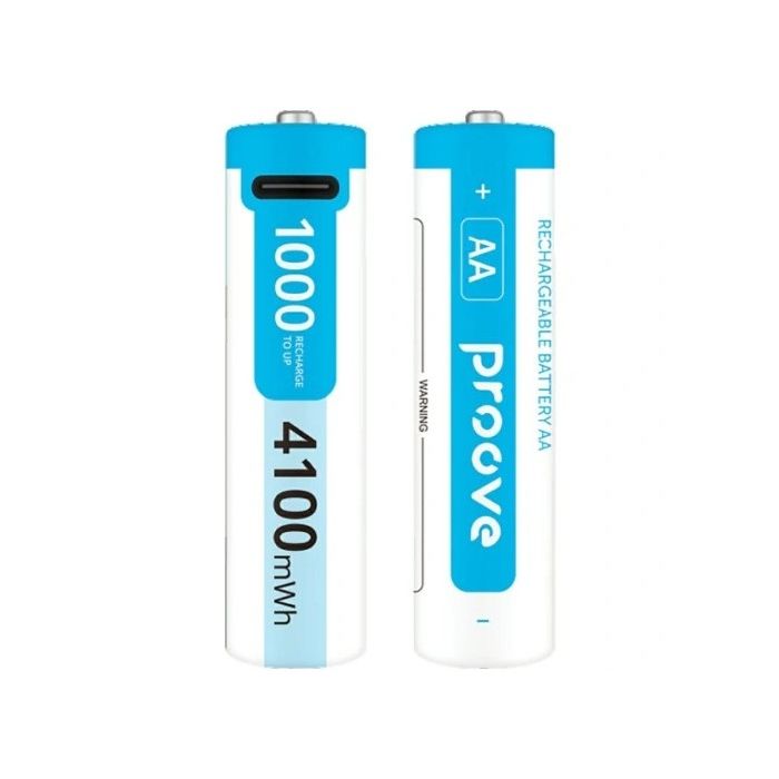 Batéria Proove AA 4100mWh USB-C nabíjateľná AA, 4100mAh (2ks)