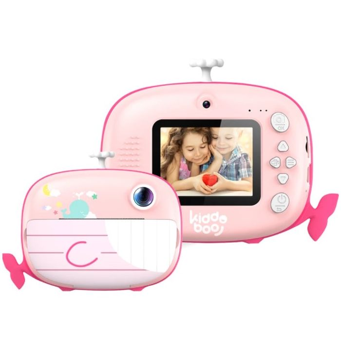 Kiddoboo Fotoaparát FotoFun 2 Whale Pink