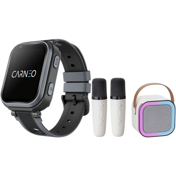 CARNEO Guardkid+ 4G Ultra čierne + CARNEO Karaoke DJ mini