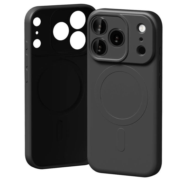 Obal Mercury SemiSilicone Magsafe Apple iPhone 17 Pro čierny