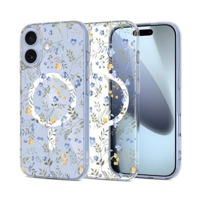 Obal Tech-Protect FlexAir MagSafe Apple iPhone 17 jarné kvety