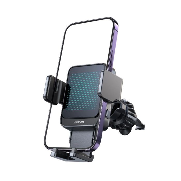 Joyroom JR-ZS341, držiak do auta bezdrôtové nabíjanie 15W, čierny (do ventilačnej mriežky)