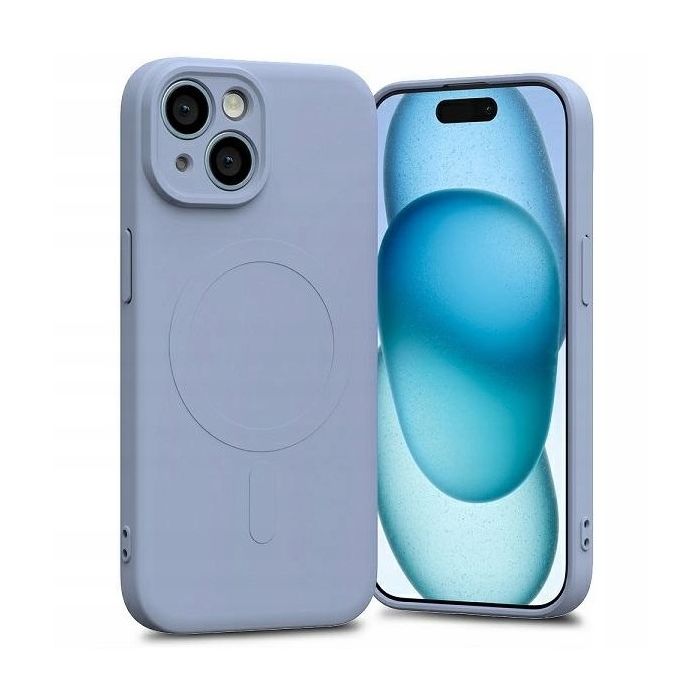 Obal Mercury SemiSilicone Magsafe Apple iPhone 15 levanduľový