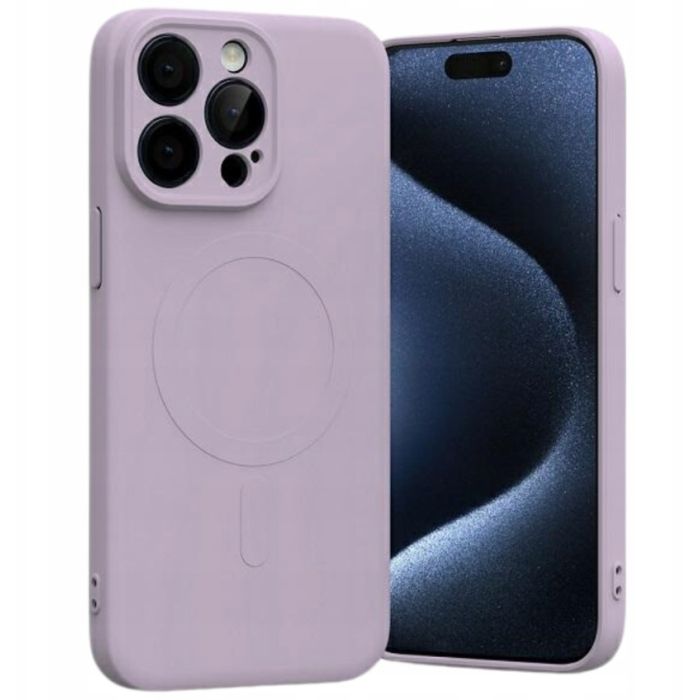 Obal Mercury SemiSilicone Magsafe Apple iPhone 15 Pro Max fialový